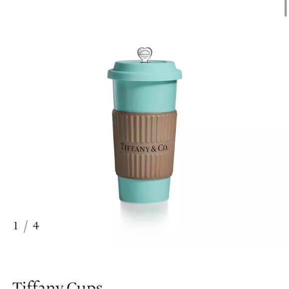 Tiffany & Co. Blue and Brown Travel Cup Set - Picture 6 of 9